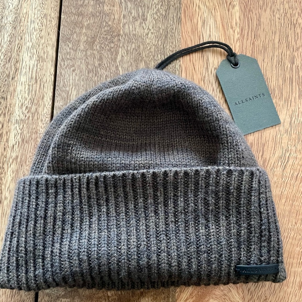 All Saints Army Green Beanie
